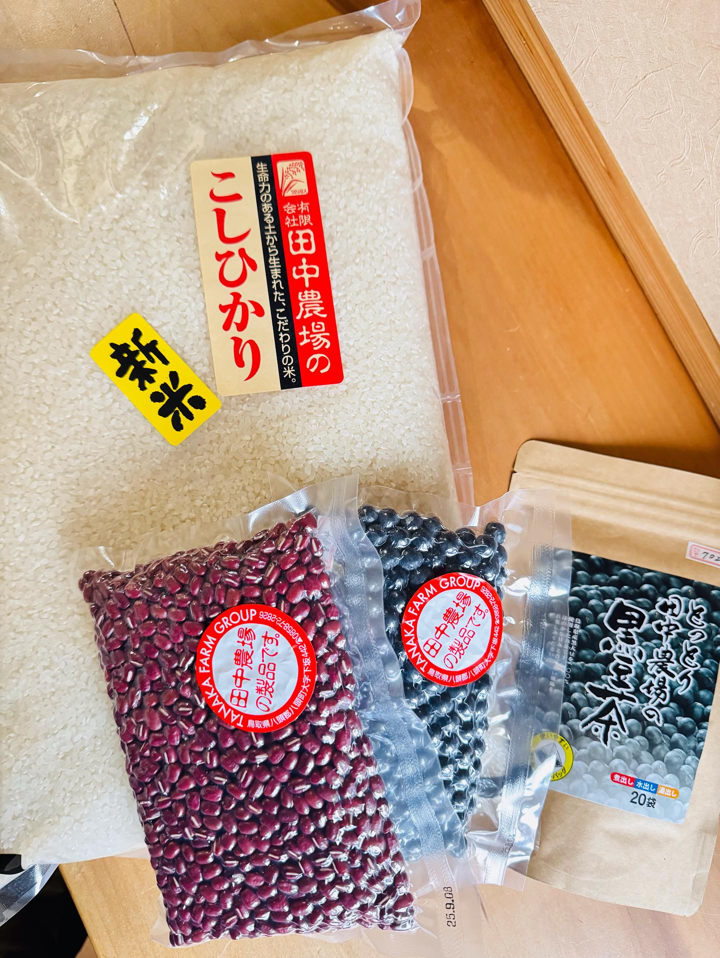 田中農場さんから、新米入荷しました